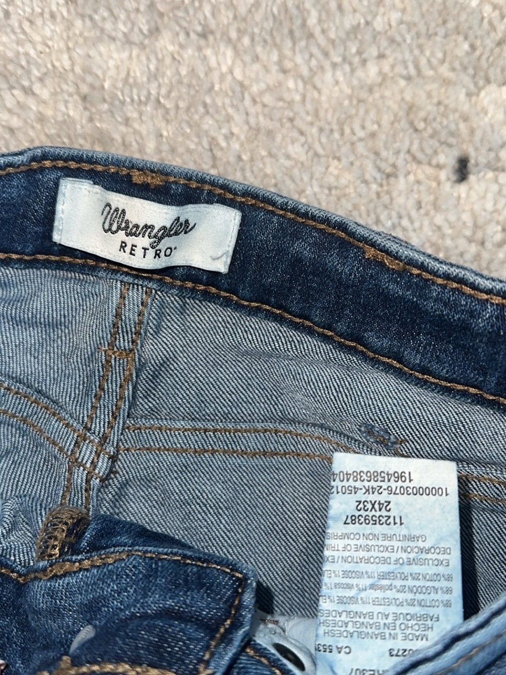 Wrangler Retro Women's Wide Leg Jeans - Picture 4 of 4